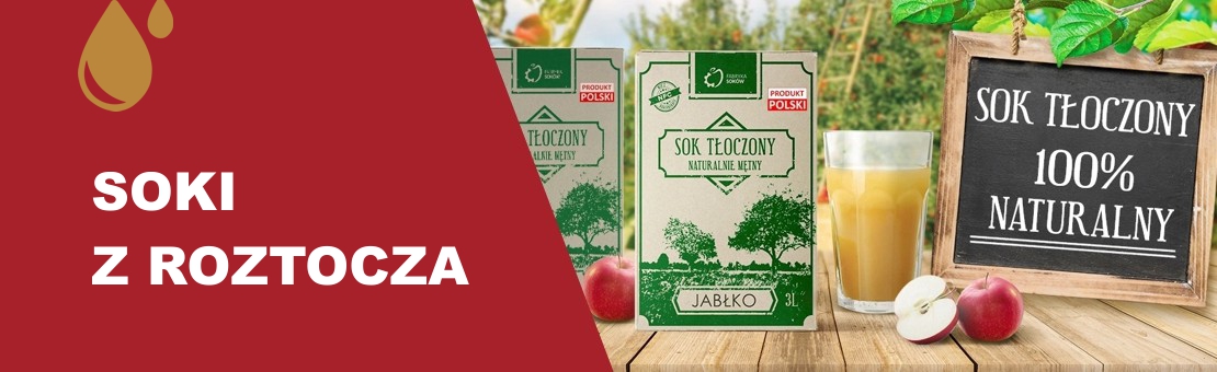 Naturalne soki tłoczone z Roztocza